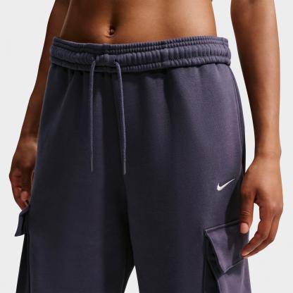 Women's Nithtke Studio Fleece Medium-Weight High-Rise Oversized Cargo Pants - Gridiron/Sail