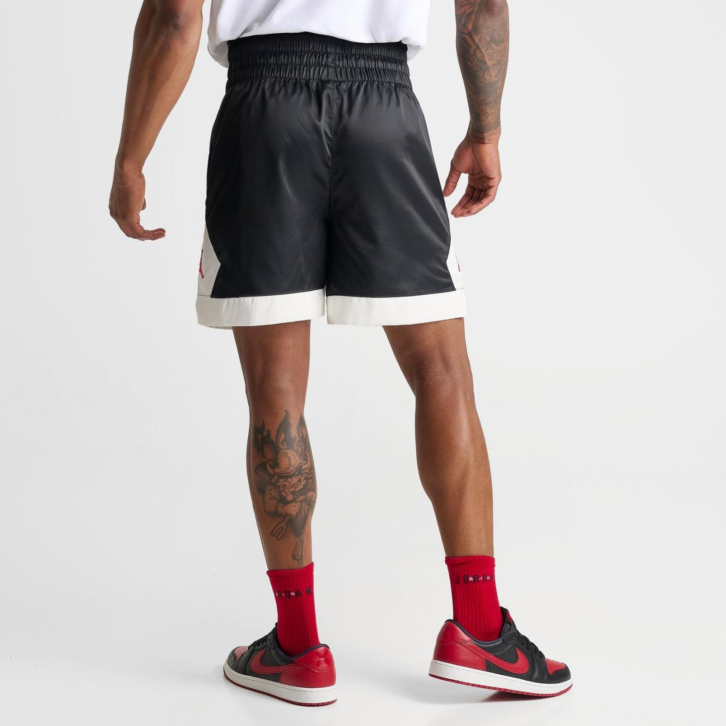 Men's Jordan Flight Muay Thai Woven Shorts - Black/Sail/University Red - view 4