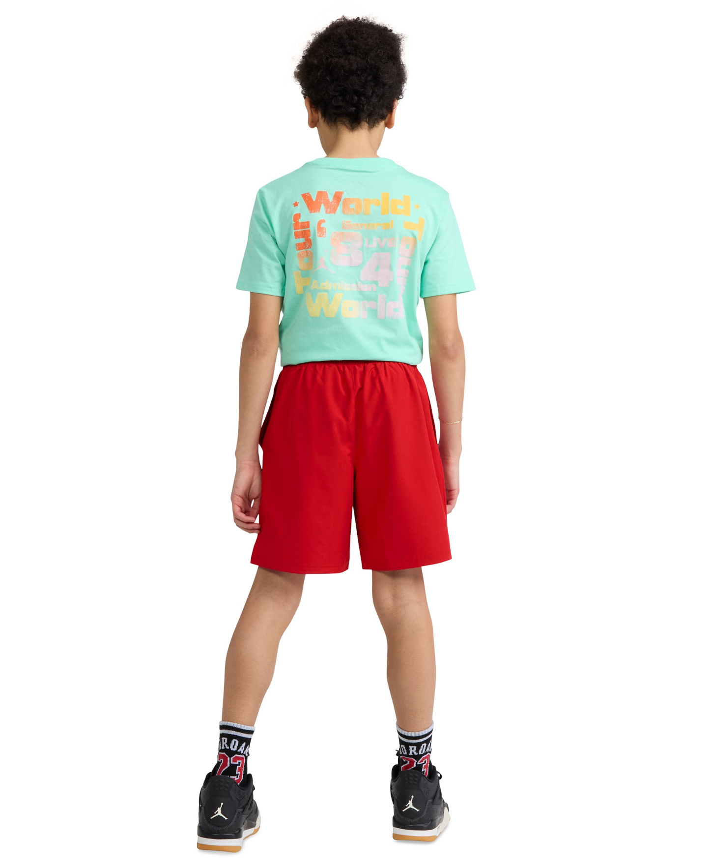 Jordan Boys' 8-20 Jumpman Woven Play Shorts - Gym Red