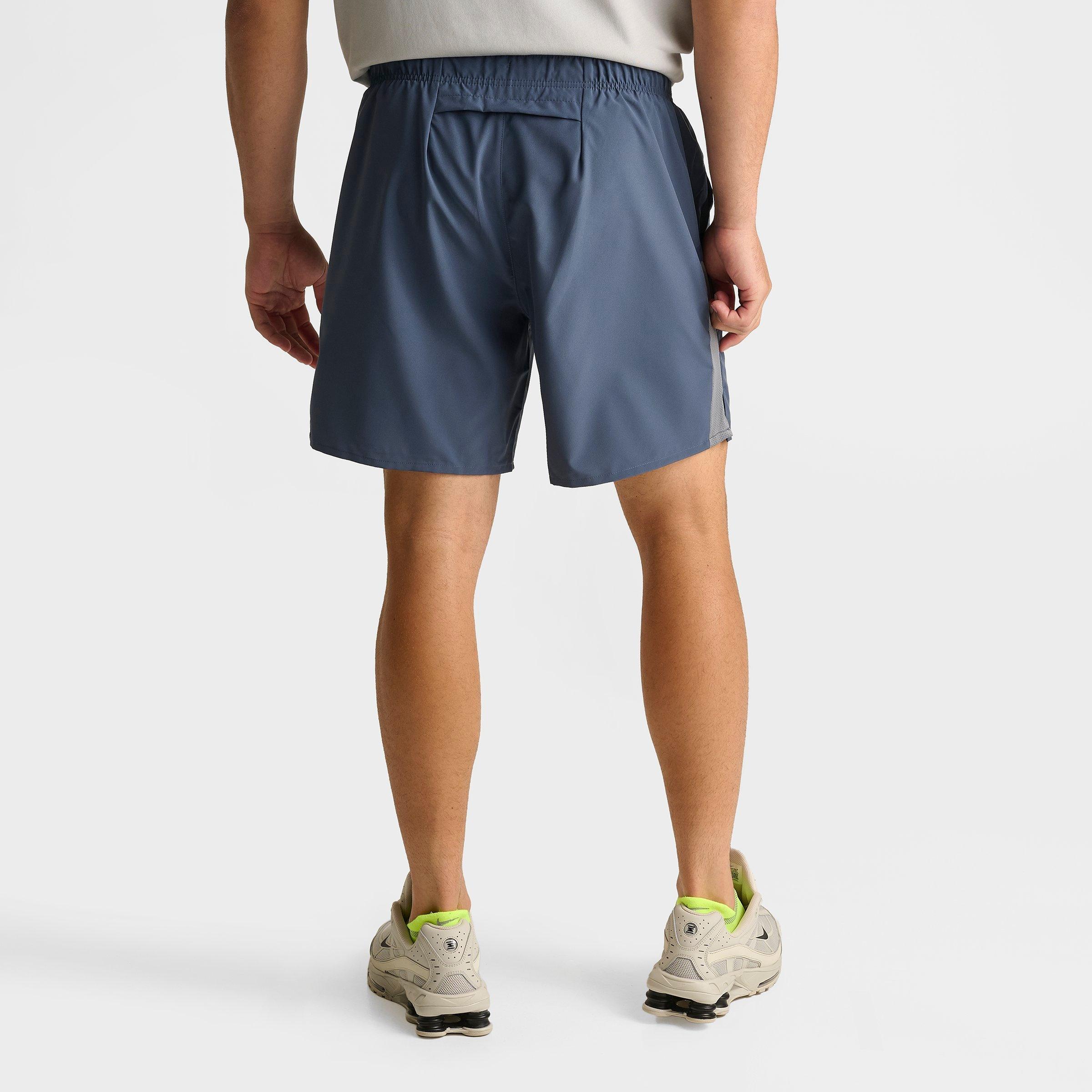 Men's Nithtke Dri-FIT Challenger Brief-Lined 7" Running Shorts - Thunder Blue/Smoke Grey