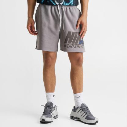 Men's Nithtke Sportswear Club Athletic Dept. Fleece Shorts - Pencil Point/Midnight Navy
