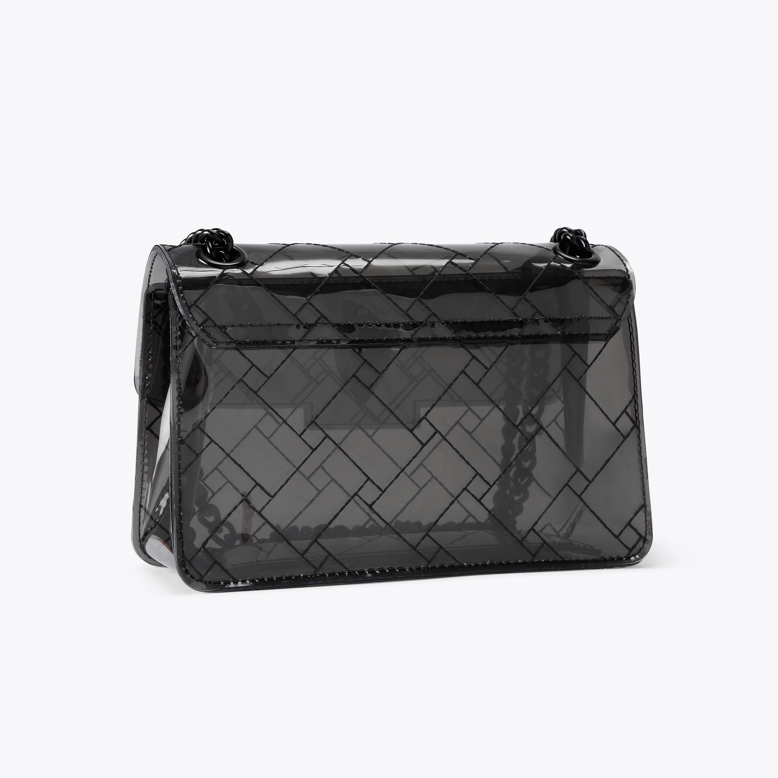 Kurt Geiger London Mini Vinyl Kensington Drench Bag - Black - view 4