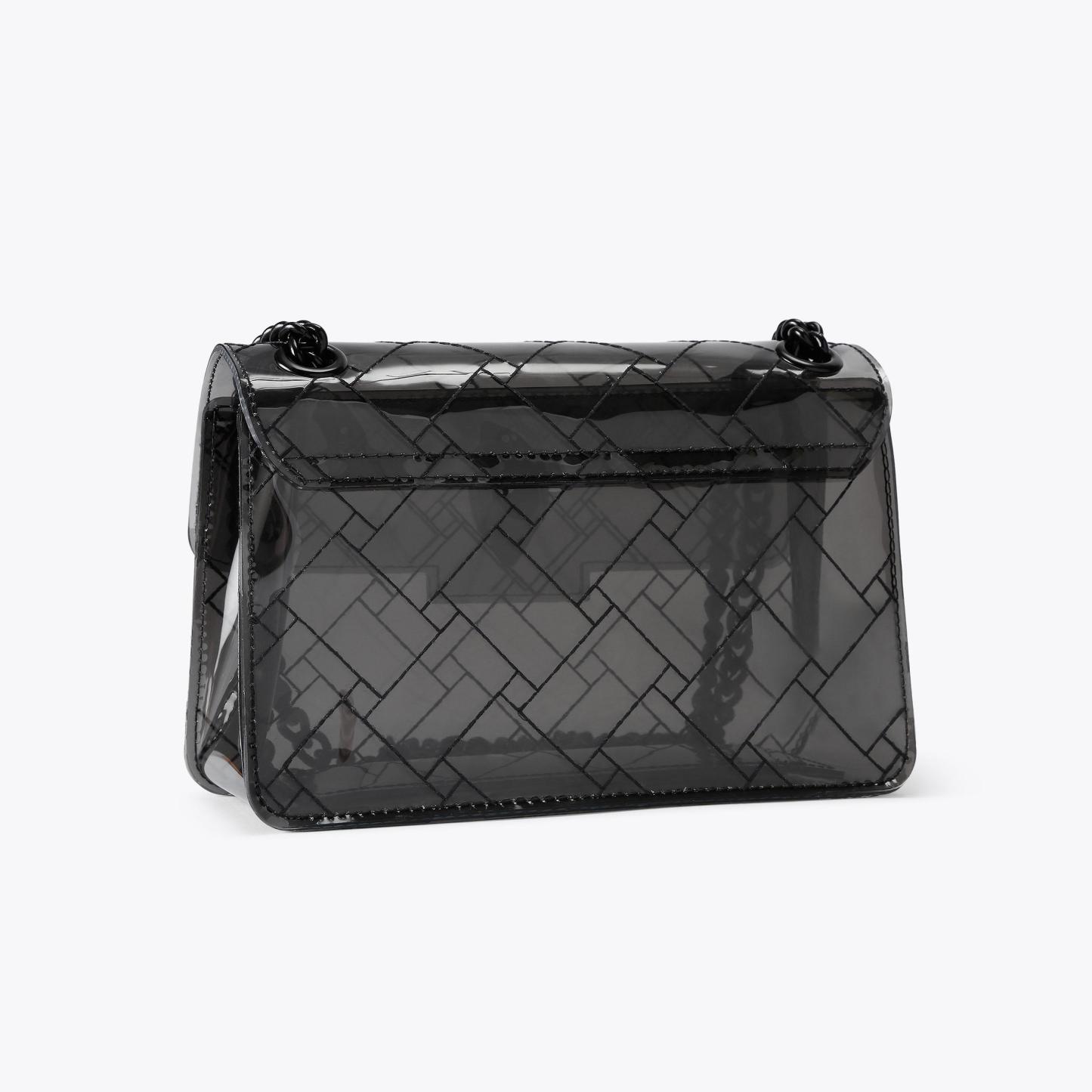Kurt Geiger London Mini Vinyl Kensington Drench Bag - Black - view 4