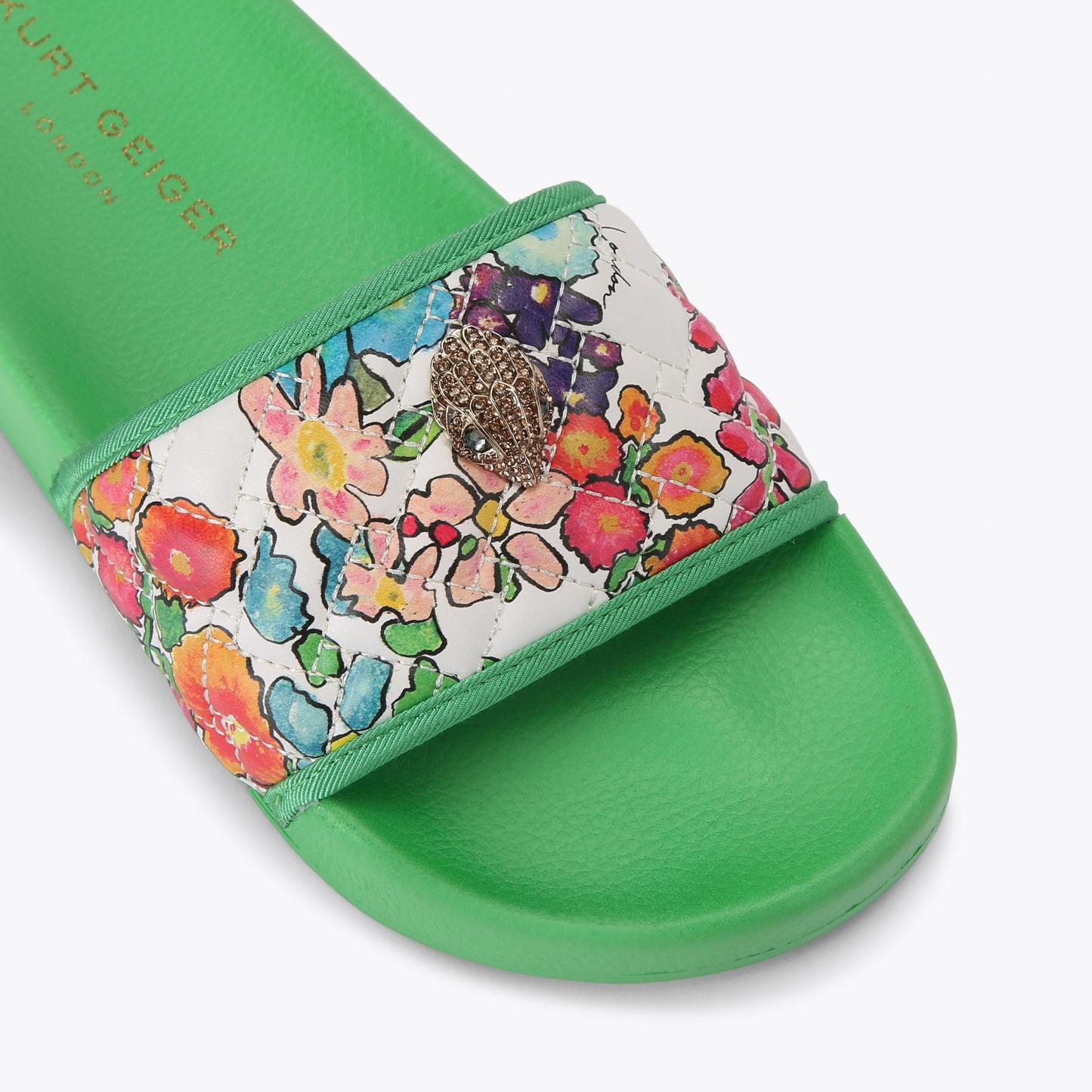 Kurt Geiger London Meena Eagle Slide - White - view 4