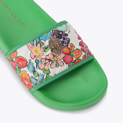 Kurt Geiger London Meena Eagle Slide - White - view 4