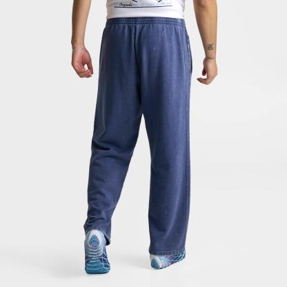 Men's adidas Originals Trefoil Essentials Fleece Jogger Pants - Dark Blue