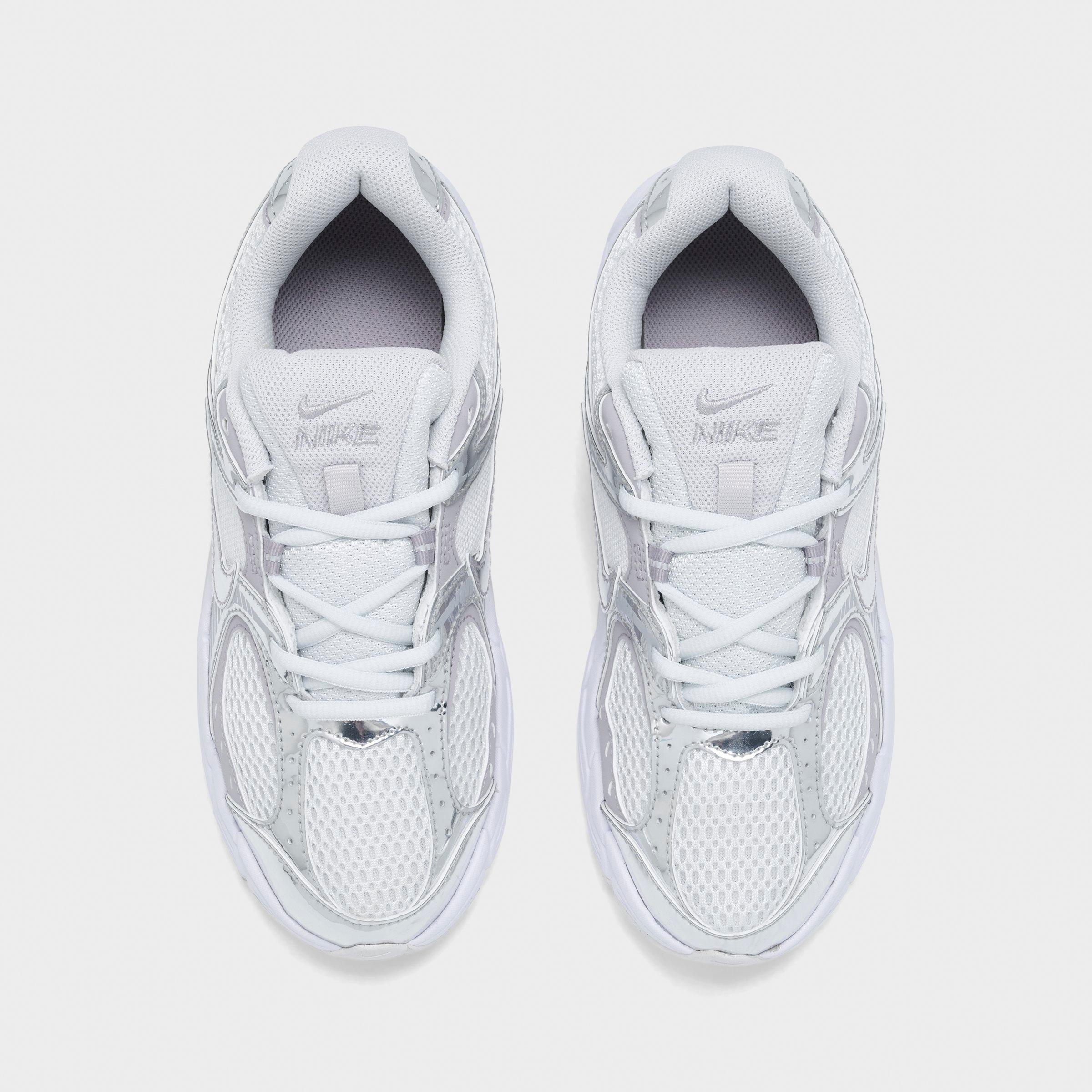 Big Kids' Nithtke V5 RNR Casual Shoes - Off White/Metallic Silver/Vast Grey - Top view