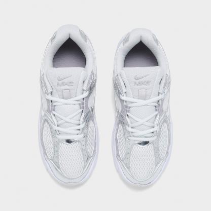 Big Kids' Nithtke V5 RNR Casual Shoes - Off White/Metallic Silver/Vast Grey - Top view