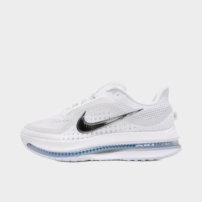 Men's Nithtke Pegasus Premium Running Shoes - Part 1 - White/Metallic Silver/Metallic Silver - Left shoe facing left. Outside of the shoe.