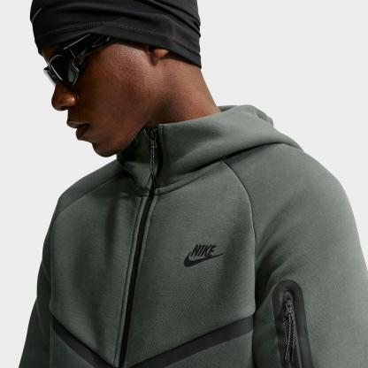 Men's Nithtke Tech Fleece Windrunner Full-Zip Hoodie - Part 1 - Camo Green/Black