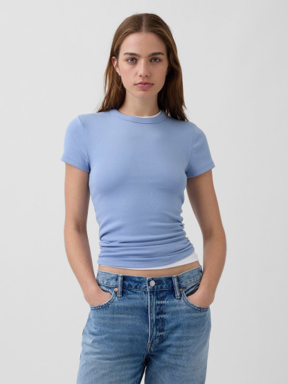 Modern Crew T-Shirt - Blue suede