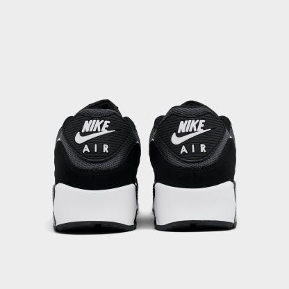 Men's Nithtke Air Max 90 Casual Shoes - Part 4 - Iron Grey/Dark Smoke Grey/Black/White - Back view