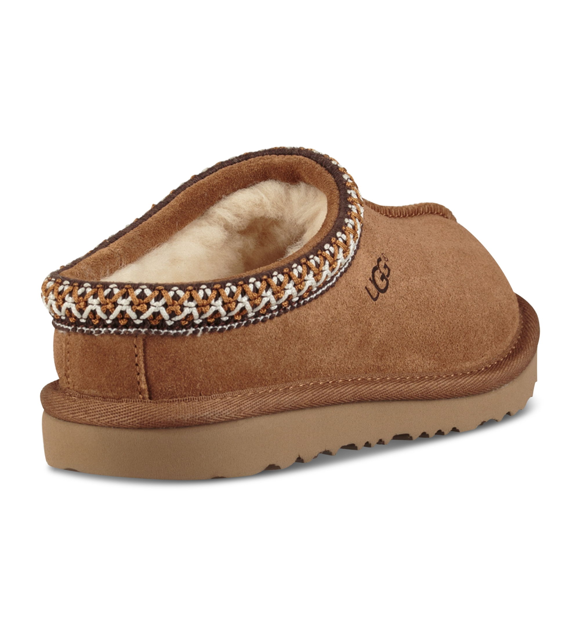 UGG® Kids Tasman II Clog Round Toe Slippers - Chestnut