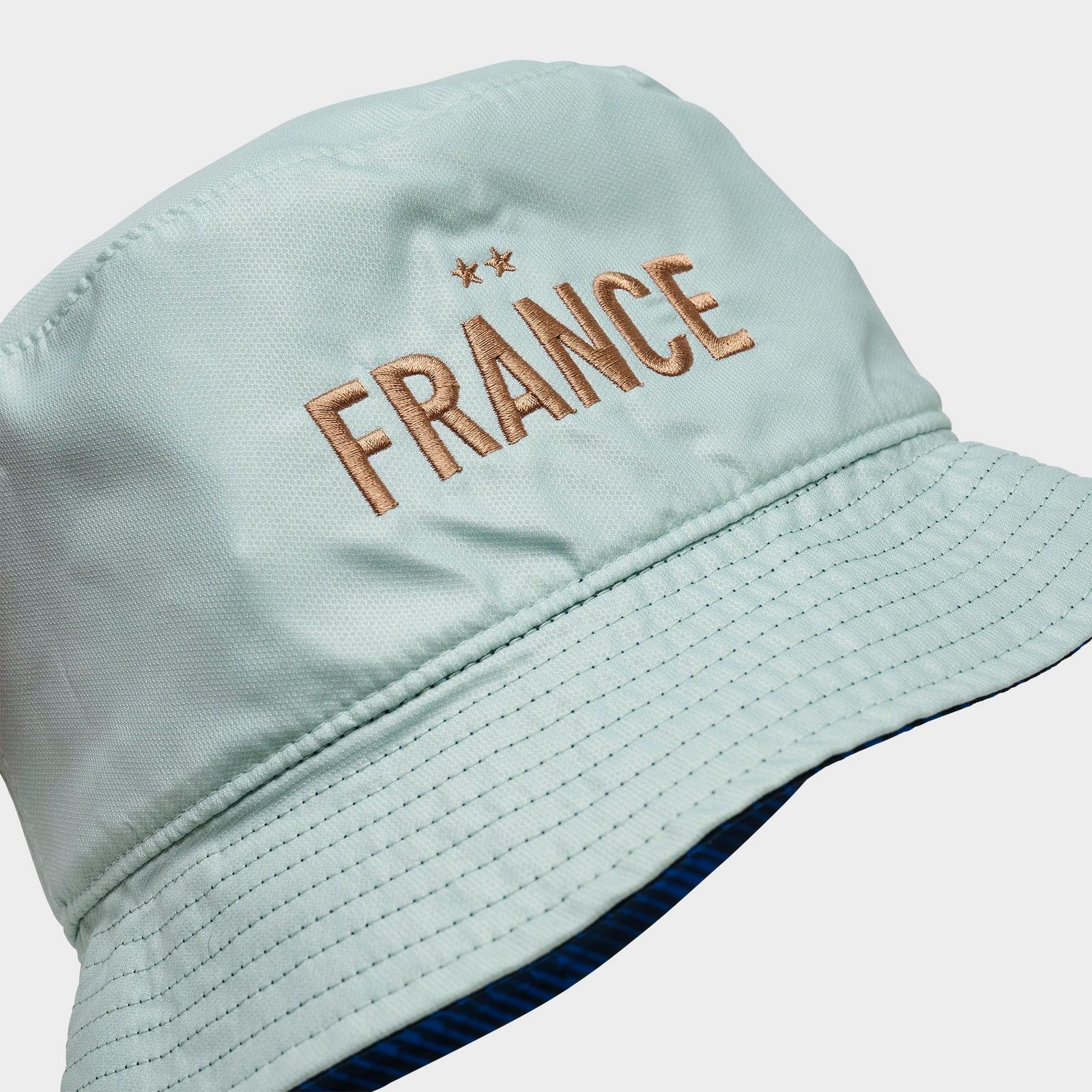 Nike France National Team Reversible Woven Bucket Hat - Navy/Mint