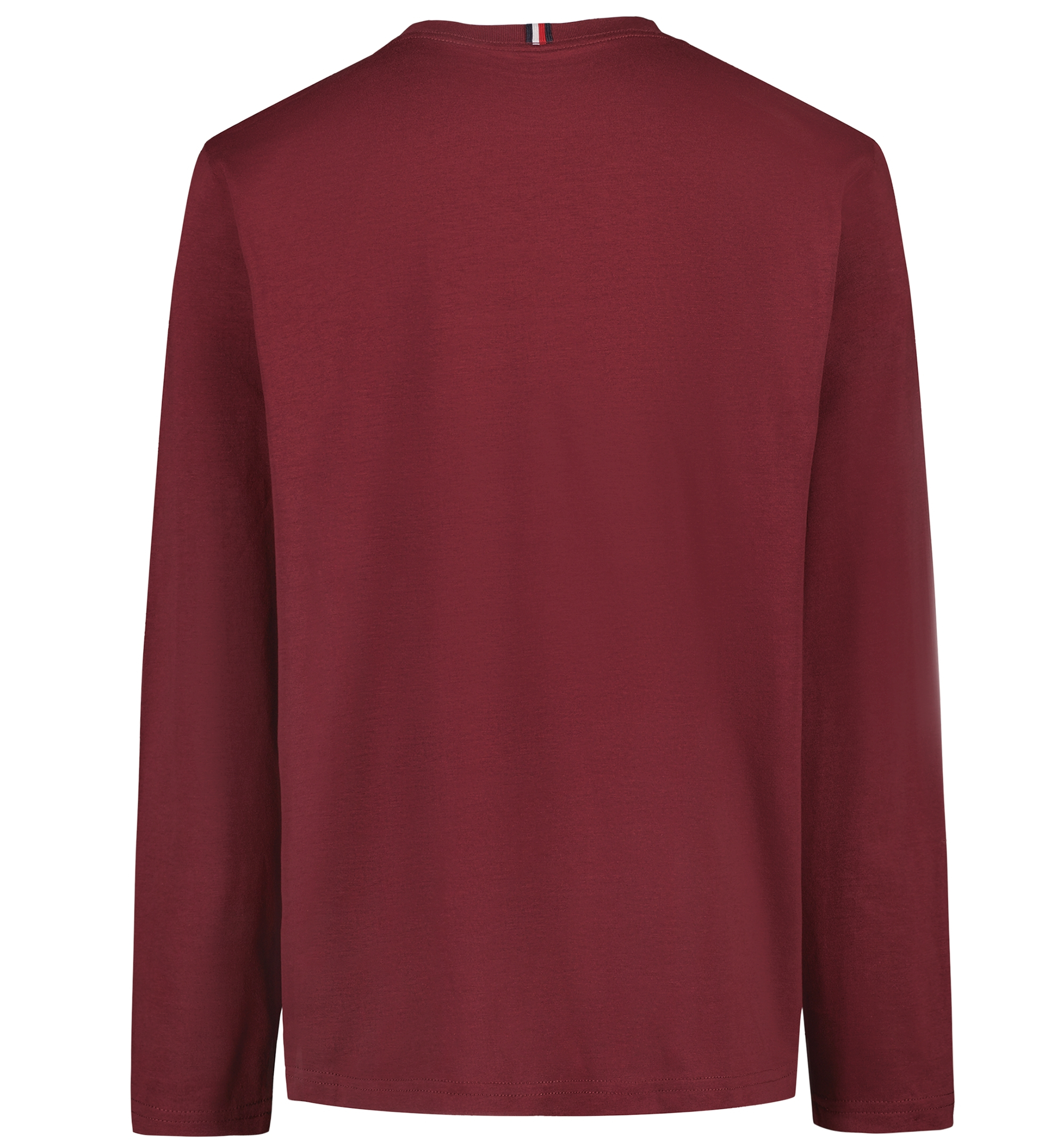 Tommy Hilfiger Boys' 8-20 Quad Pieced Long-Sleeve Graphic Colorblock T-Shirt - Zinfandel