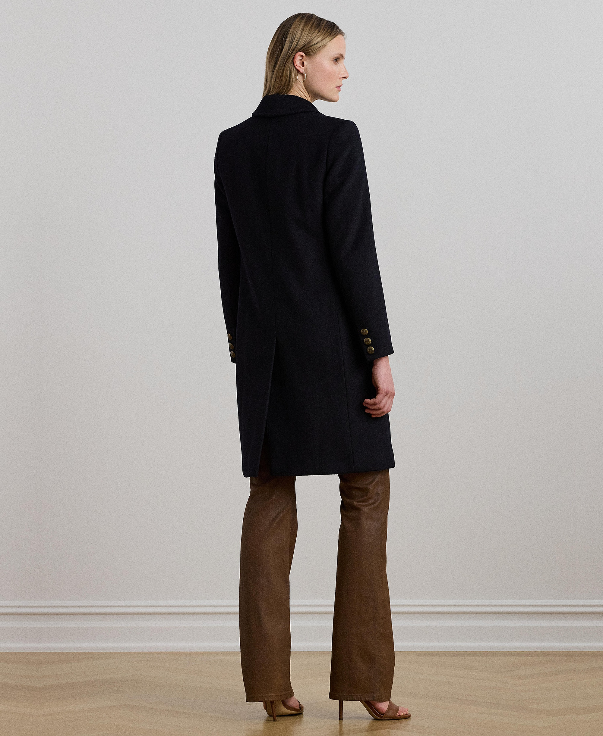 Lauren Ralph Lauren Women's Single-Breasted Peacoat - Regal navy