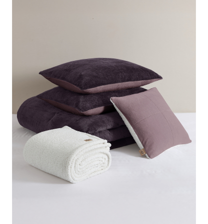 UGG® Brody Reversible Comforter Sets - Fiction