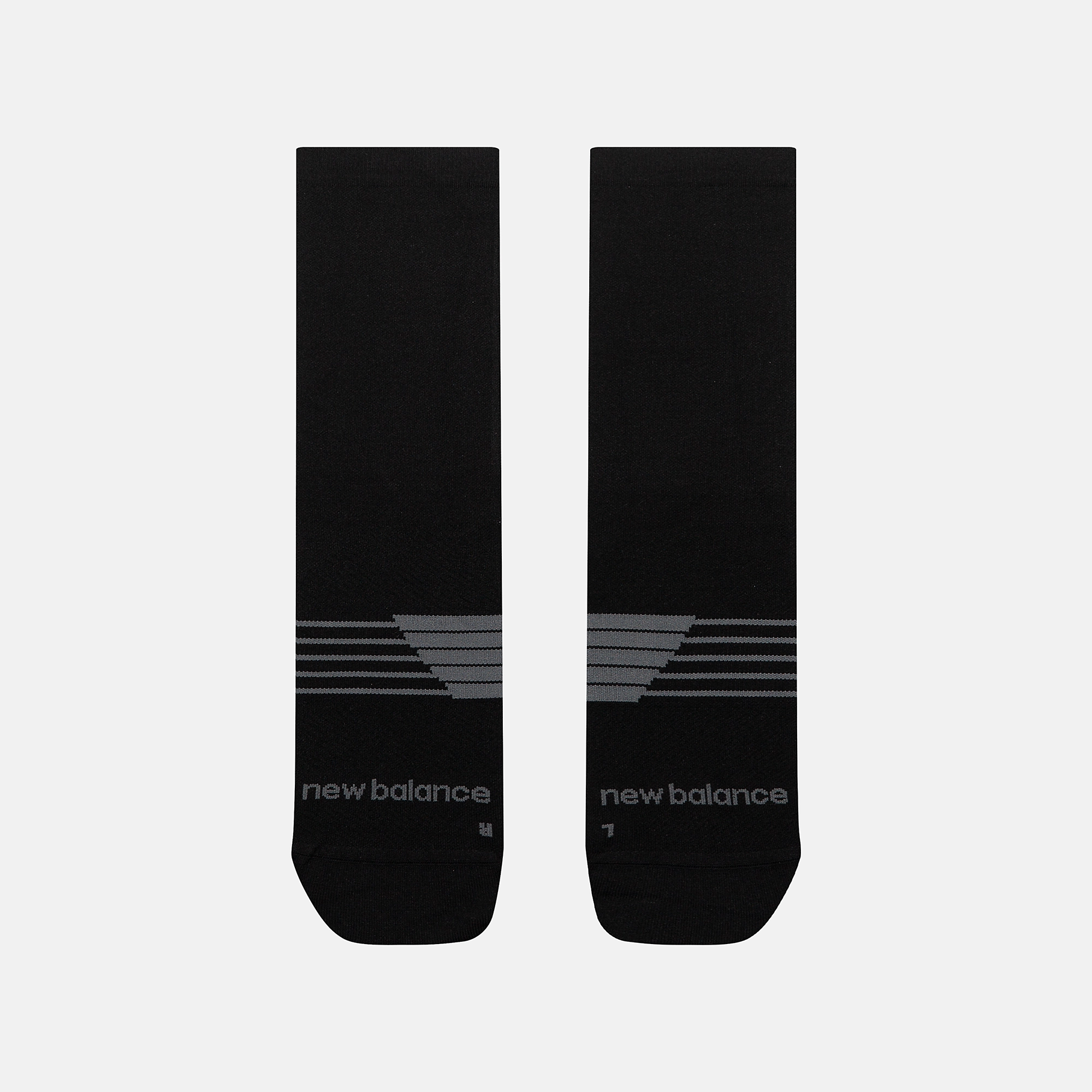 New Balance Pro Run Graphic Crew Socks 1 Pair, AC5646ZBK