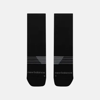 New Balance Pro Run Graphic Crew Socks 1 Pair, AC5646ZBK