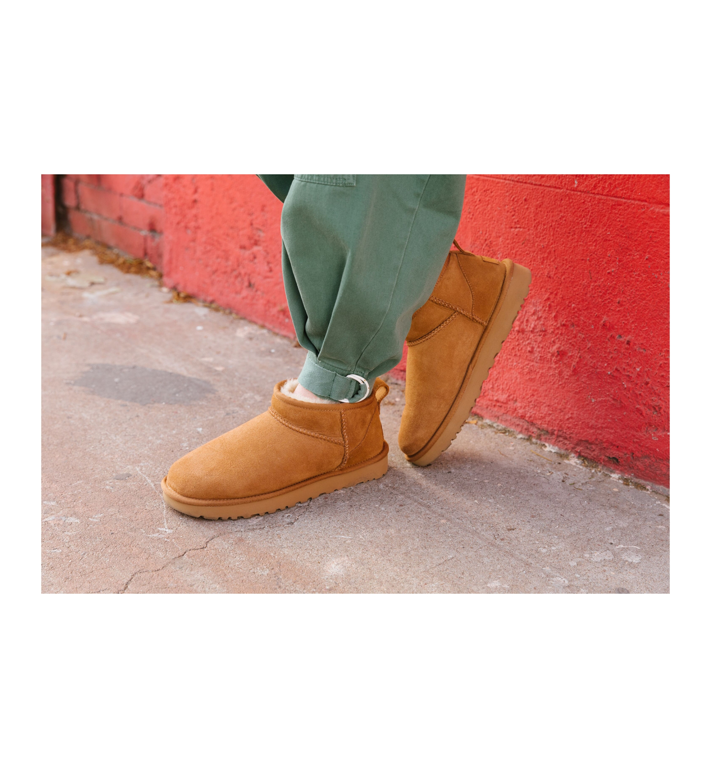 UGG® Women's Classic Ultra Mini Pull-On Booties - Chestnut