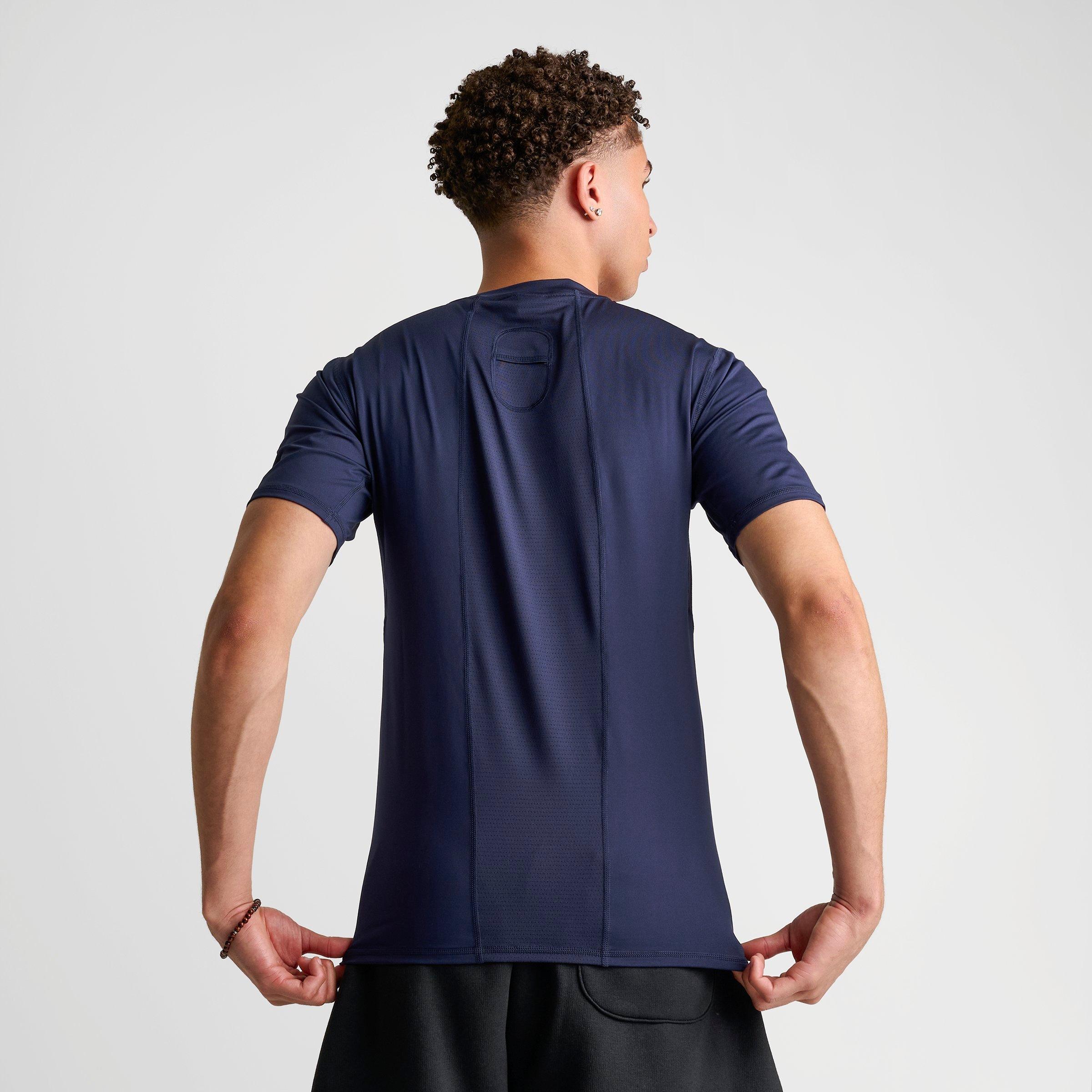Men's New Balance Pace Compression Training T-Shirt - Navy - view 4