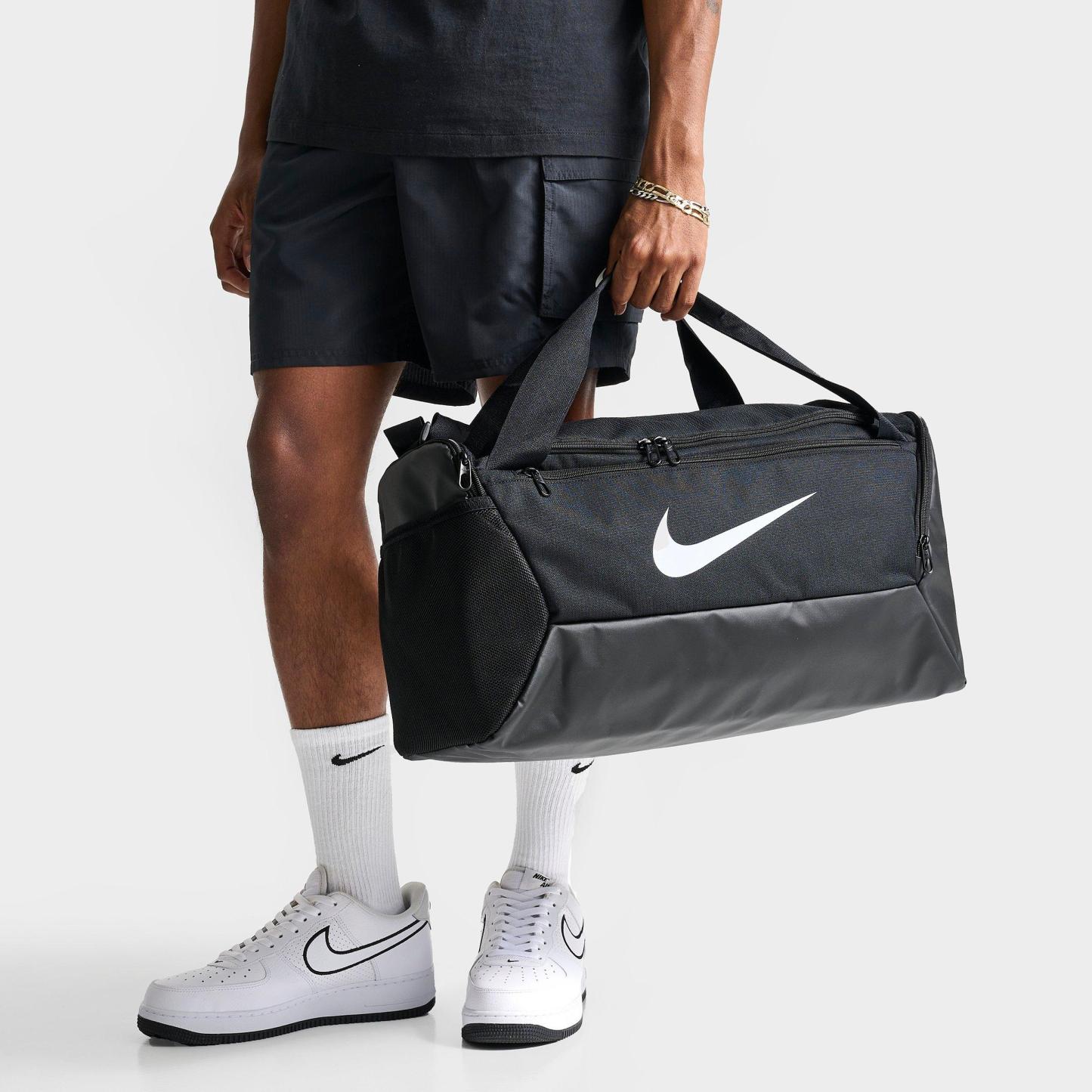 Nithtke Brasilia Training Duffel Bag (Small, 40L) - Black/Black/White
