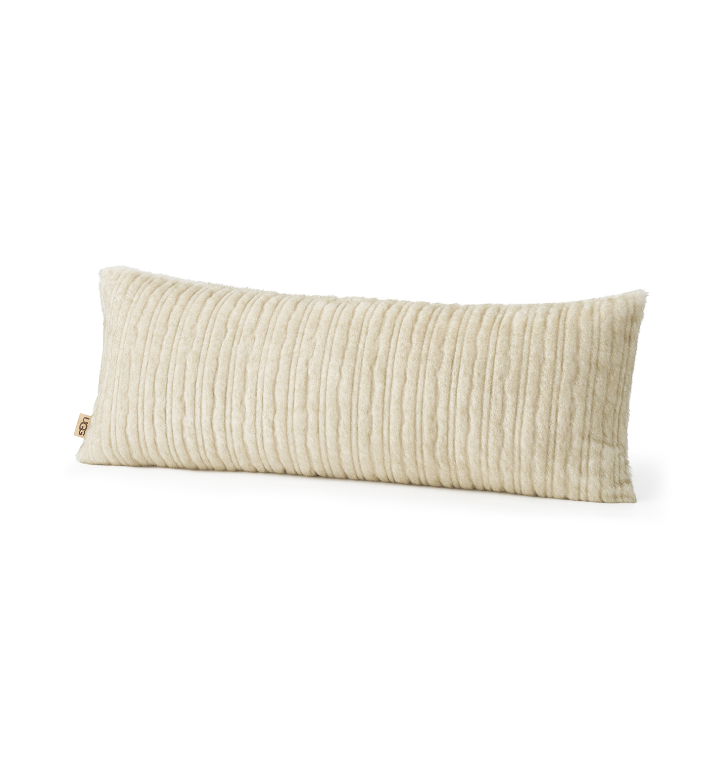 UGG® Jennis Faux Fur Pillow, 36" x 14" - Snow