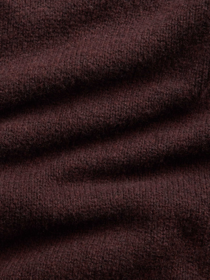 CashSoft Oversized V-Neck Sweater - Terra brown