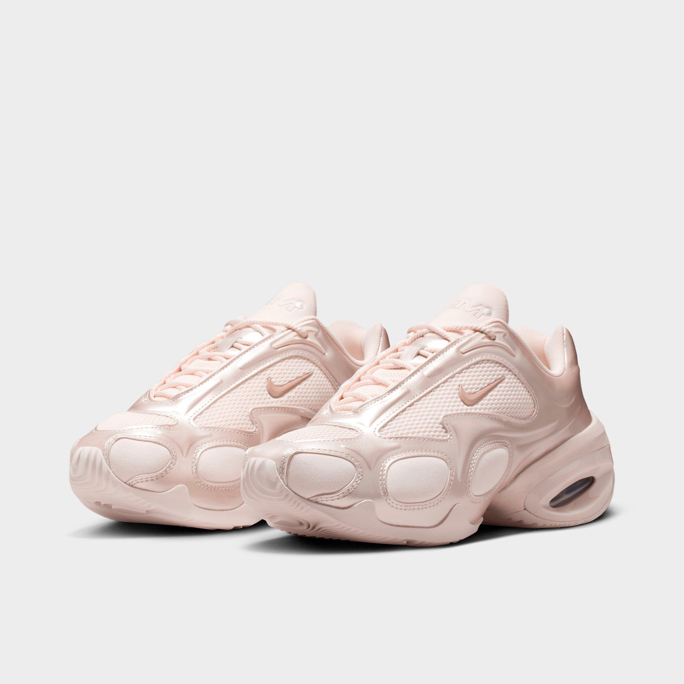 Women's Nithtke Air Max Muse Casual Shoes - Chalk/Chalk/Metallic Silver - Both shoes facing left