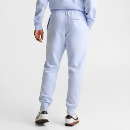 Men's Nike Club Fleece Premium Jogger Pants - Hydrogen Blue/Hydrogen Blue/White