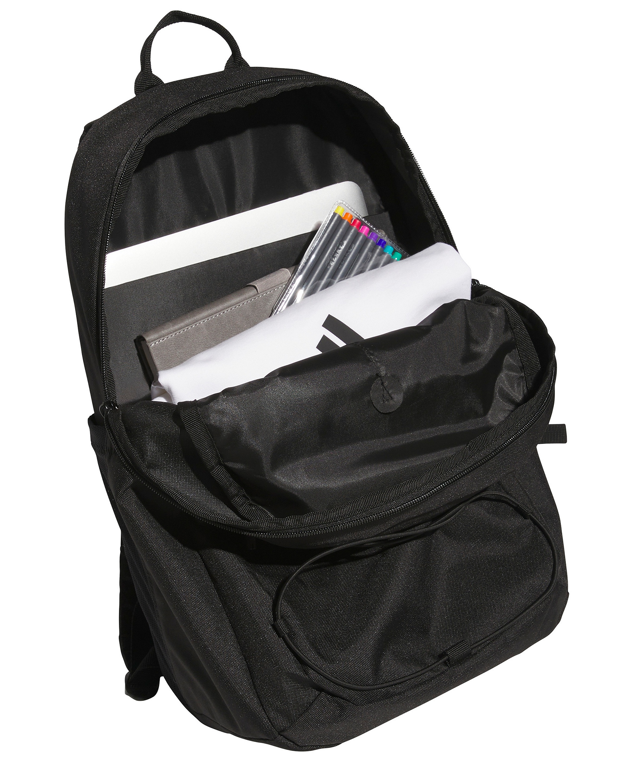 adidas Men's Amplifier Bungee Laptop Backpack - Black/Gold Metallic
