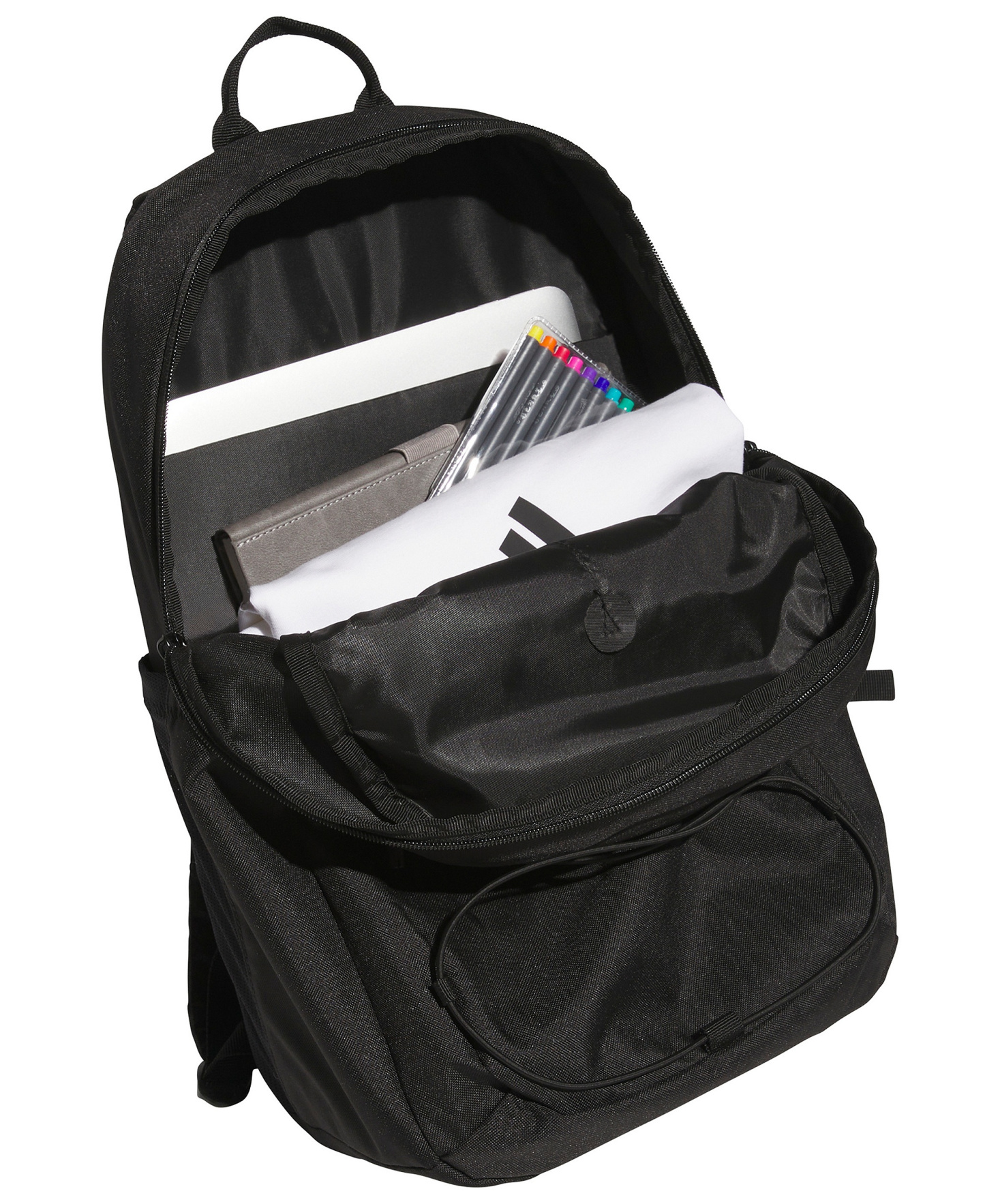 adidas Men's Amplifier Bungee Laptop Backpack - Black/Gold Metallic