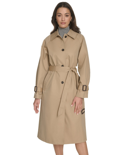 Levi's Women's Regular Single Breasted Trench Coat - Khaki