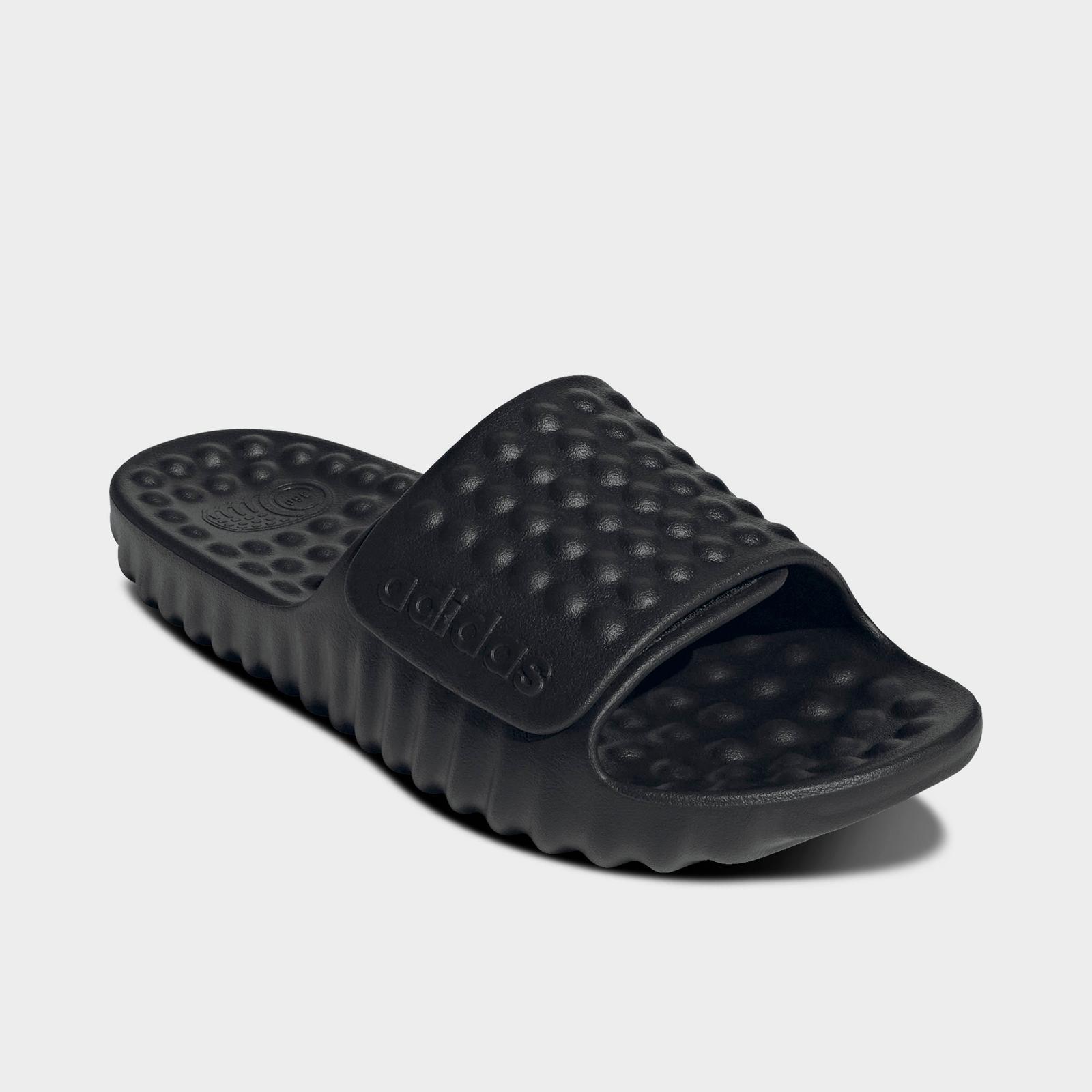 Men's adidas adissage 360Rec Slide Sandals - Black/Black/Black - view 2