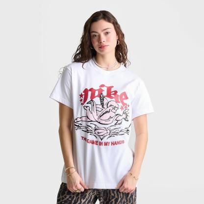Women's Nike Sportswear Goddess Basketball T-Shirt - White
