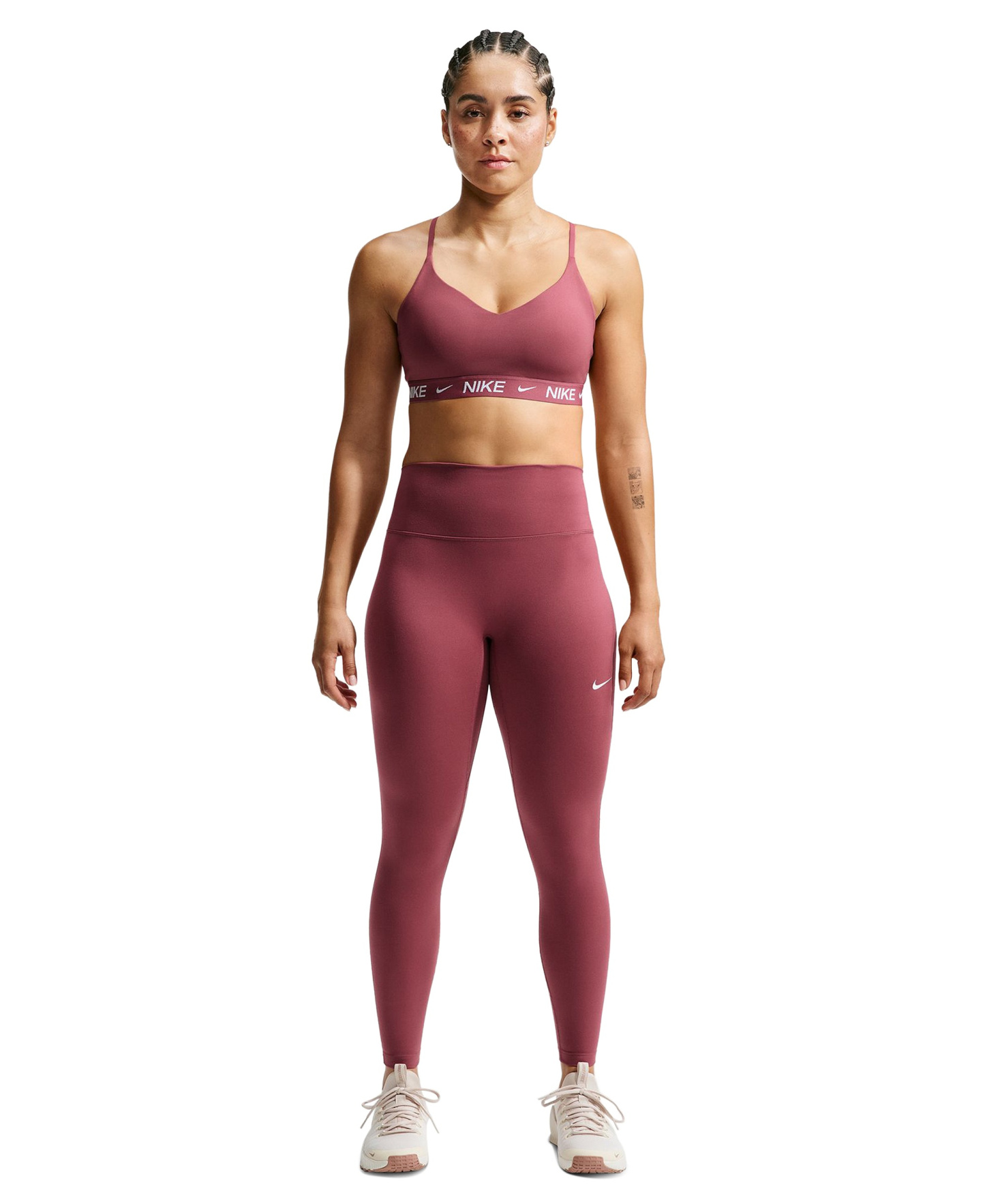 Nike Women's Indy Light-Support Padded Sports Bra - Pink Smoke