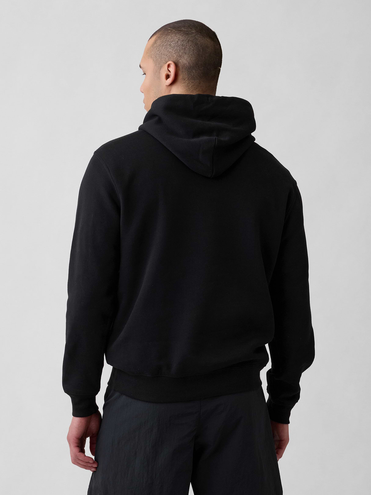 Adult VintageSoft Arch Logo Hoodie - Black