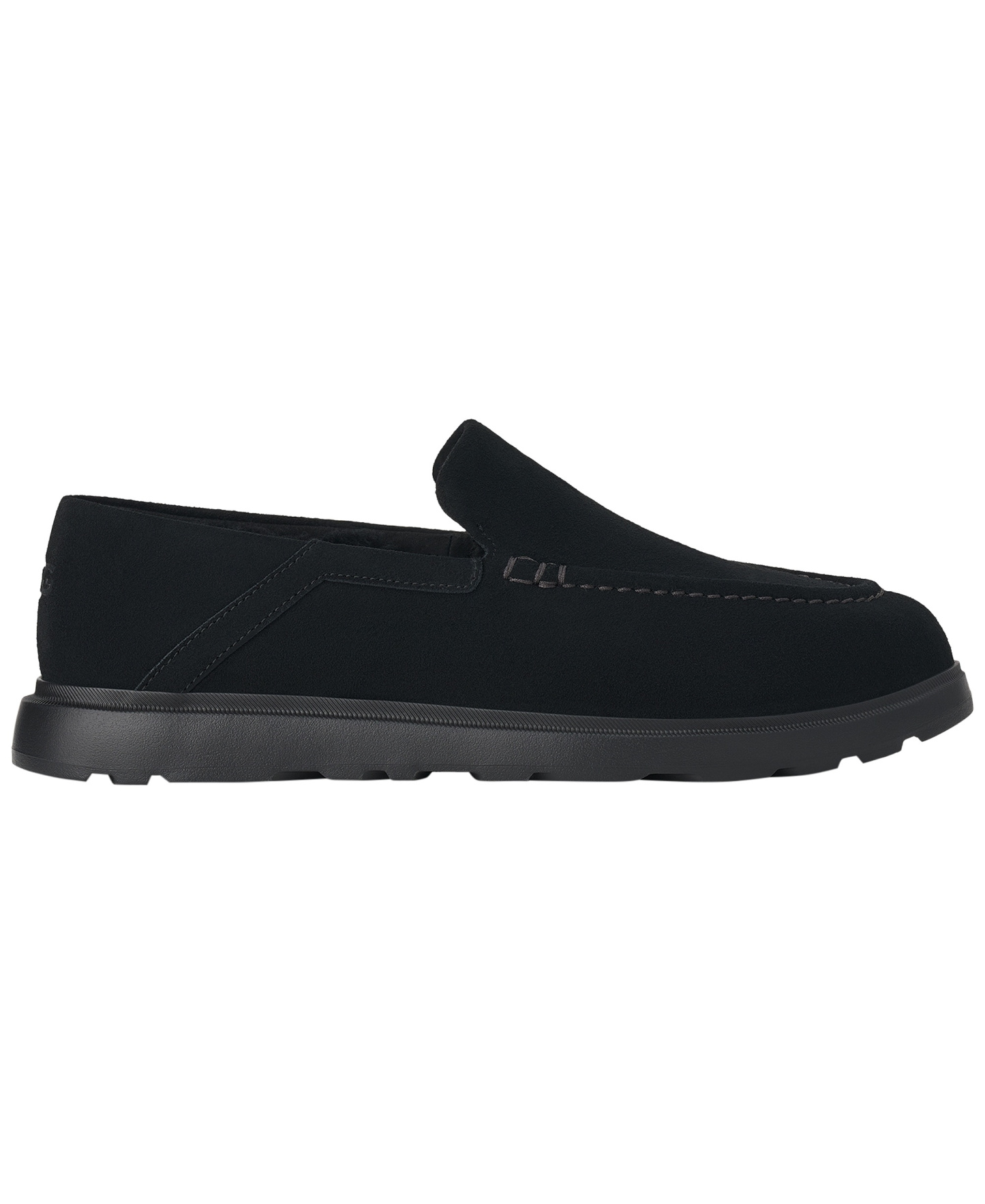 UGG® Men's Shep Suede Round-Toe Loafers - Black