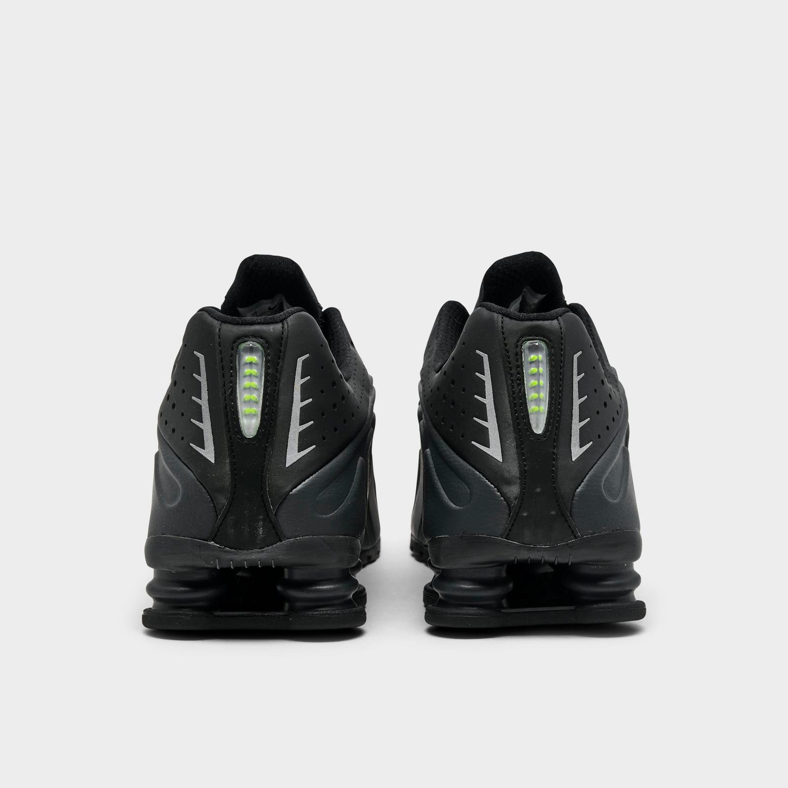 Men's Nike Shox R4 Casual Shoes - Anthracite/Multi-Color/Black