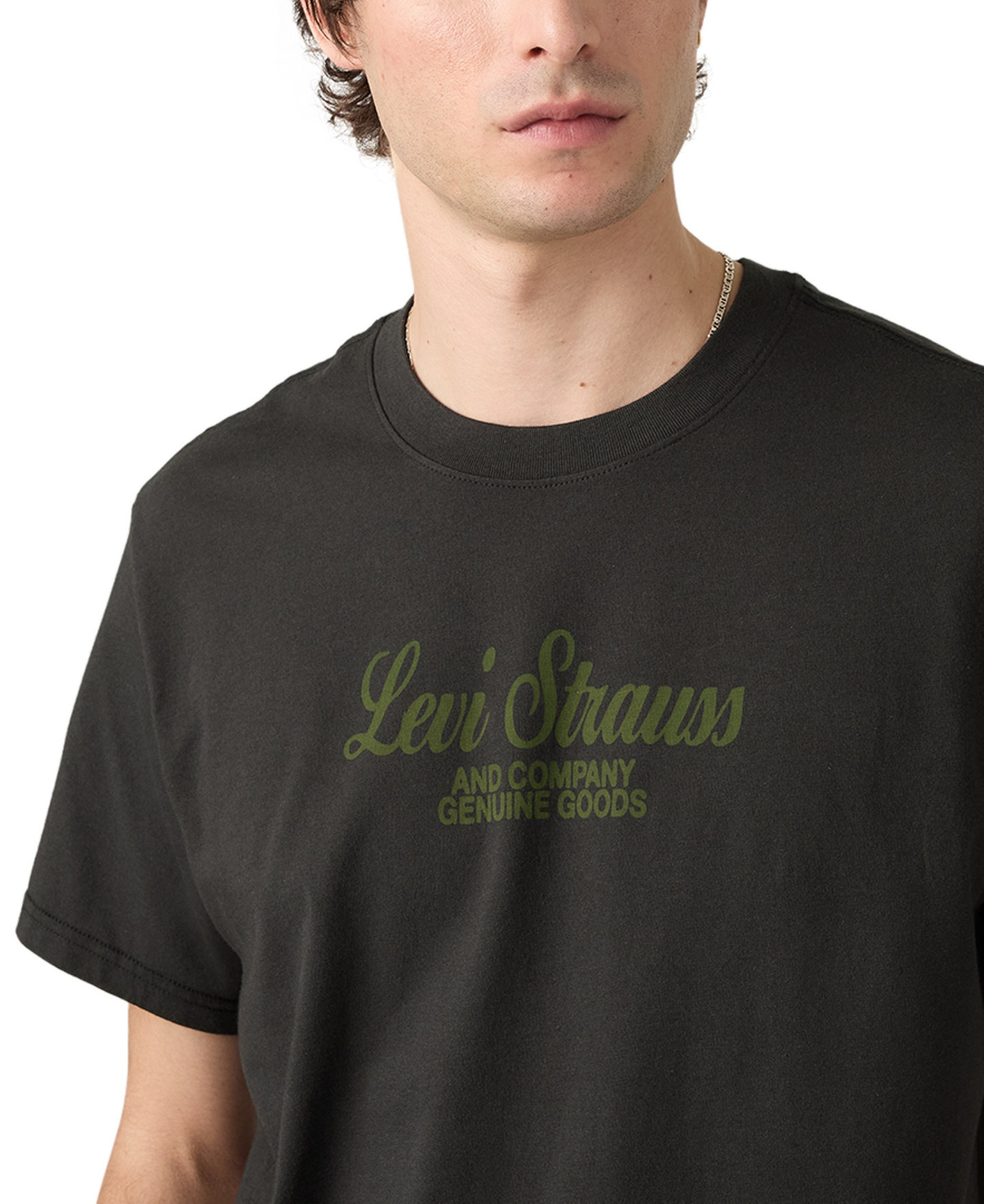 Levi's Men's Signature Graphic T-Shirt - Black Script