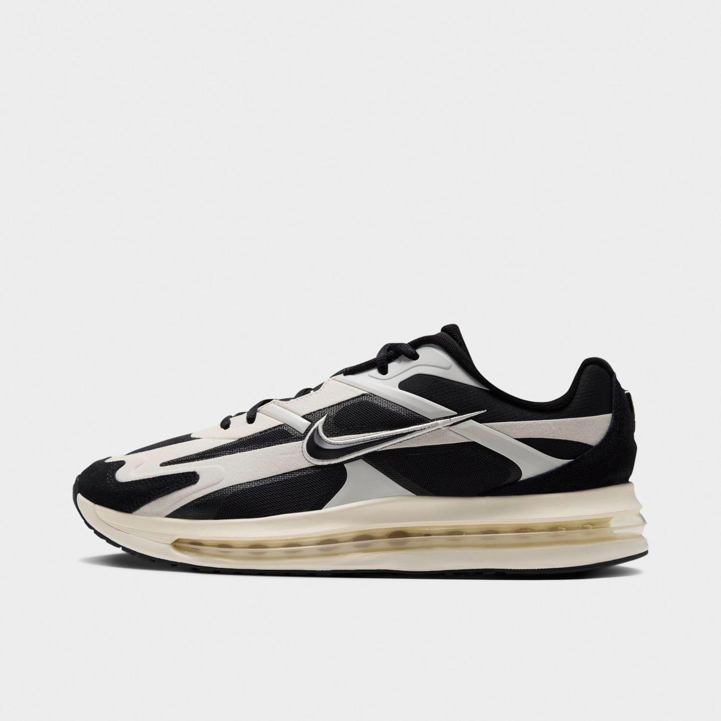 Men's Nithtke Air Max Metro Casual Shoes - Pale Ivory/Black - Left shoe facing left. Outside of the shoe.