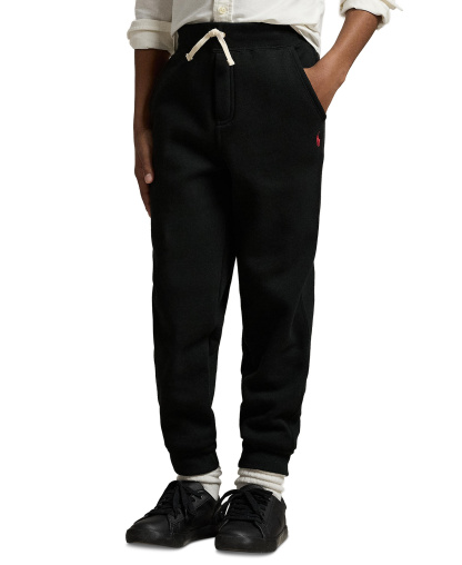 Polo Ralph Lauren Boys' 8-20 Cotton Fleece Drawstring Joggers - Black