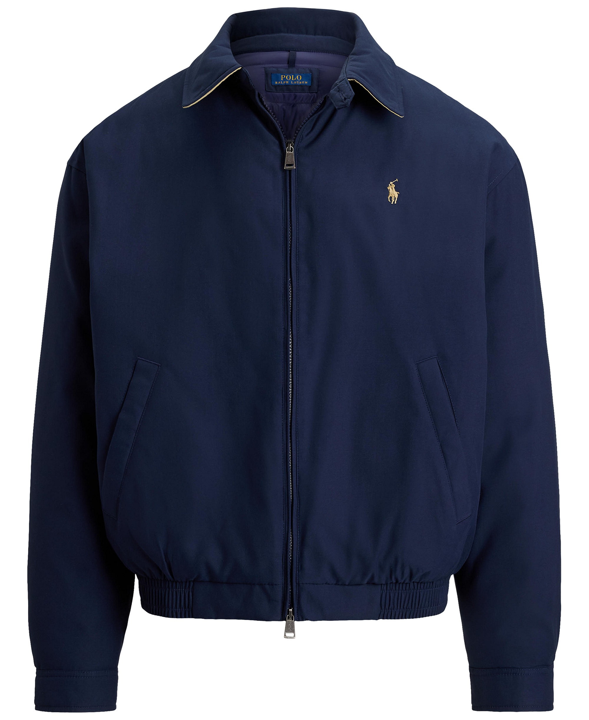 Polo Ralph Lauren Men's Insulated Twill Bomber Water-Resistant Jacket - Navy
