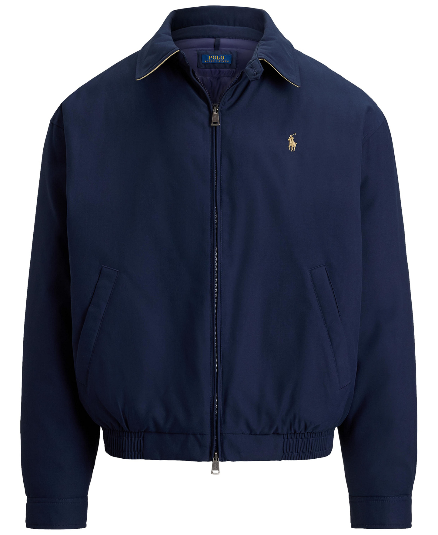 Polo Ralph Lauren Men's Insulated Twill Bomber Water-Resistant Jacket - Navy