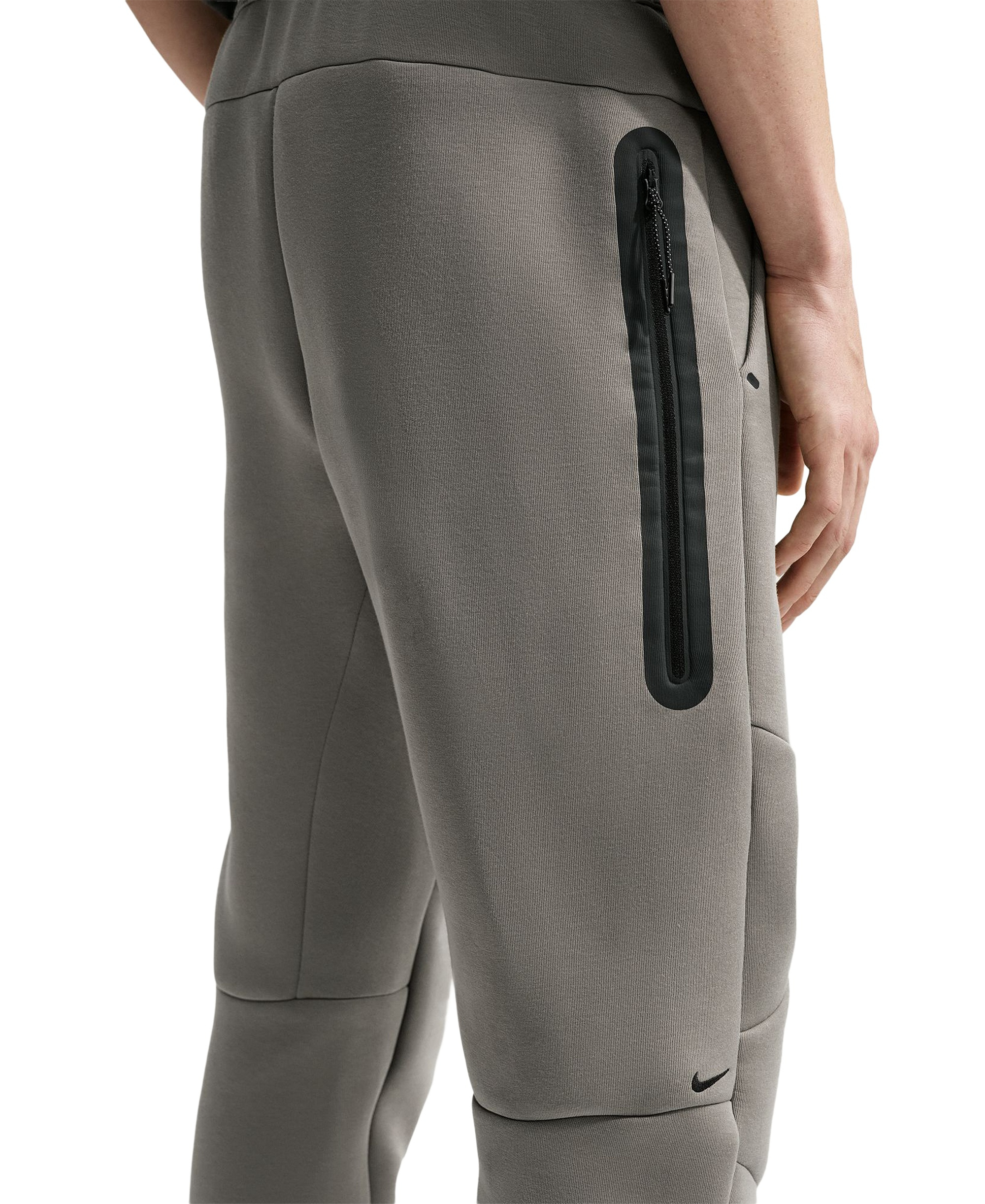 Nike Men's Tech Fleece Drawstring Joggers Pants - Light Army/Total Orange