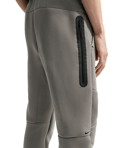 Nike Men's Tech Fleece Drawstring Joggers Pants - Light Army/Total Orange