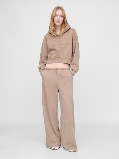 VintageSoft Baggy Sweatpants - Mountain trail brown