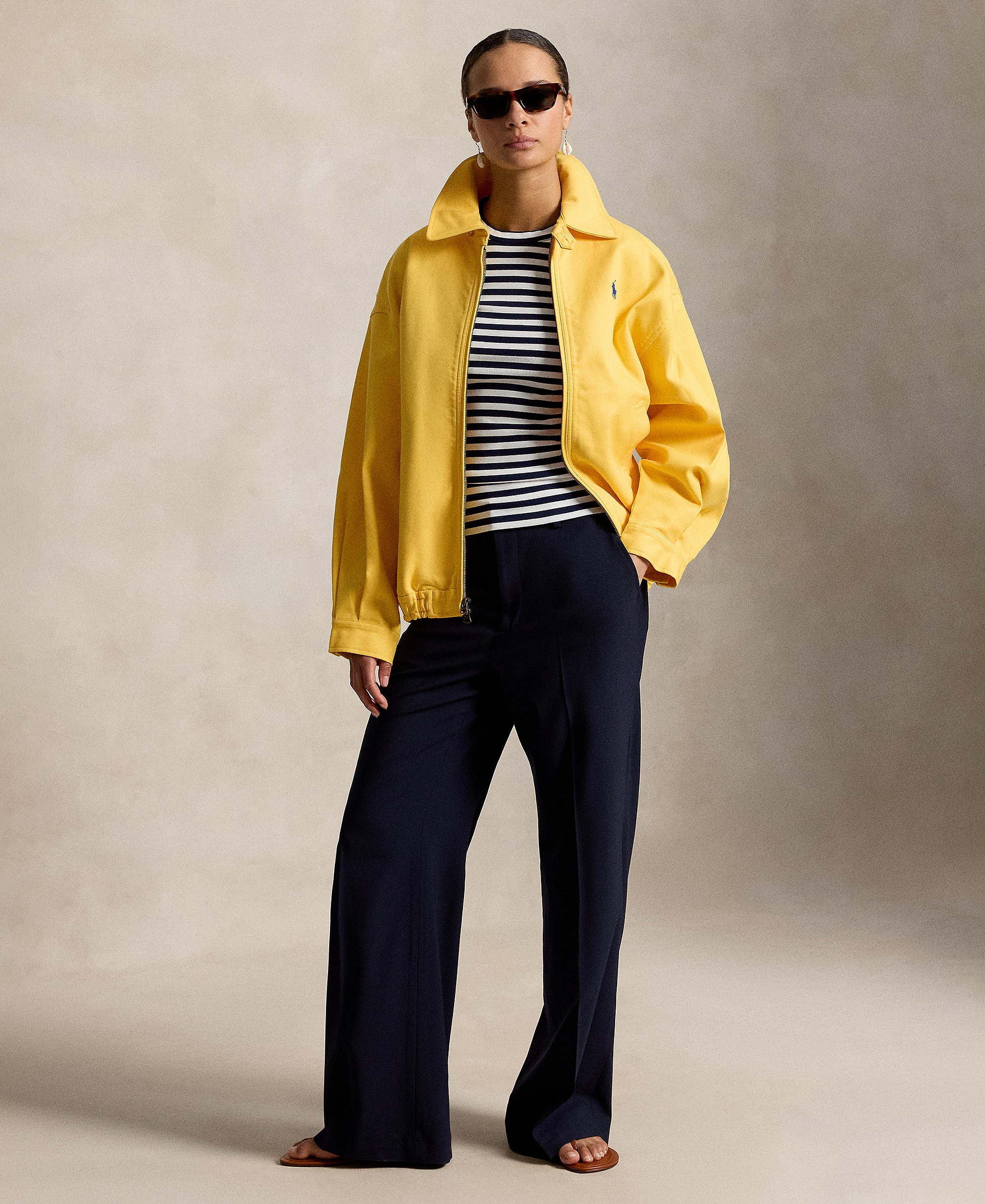 Polo Ralph Lauren Women's Long-Sleeve Bomber Jacket - Chrome Yellow
