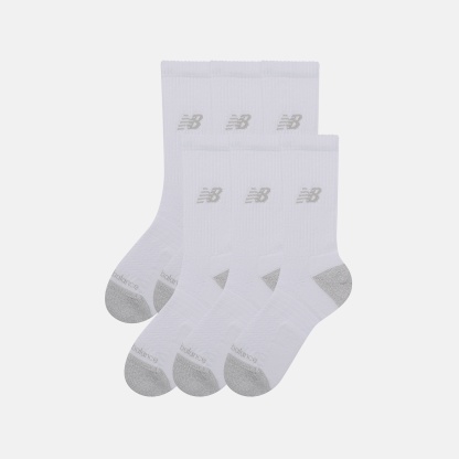 New Balance Active Crew Socks 6 Pack, LAS65201WT