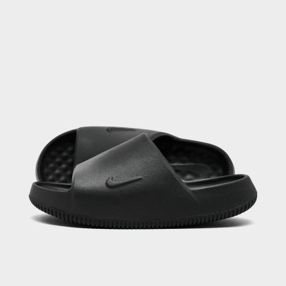 Women's Nithtke Calm 2.0 Slide Sandals - Black/Black/Black - Left shoe facing left. Outside of the shoe.